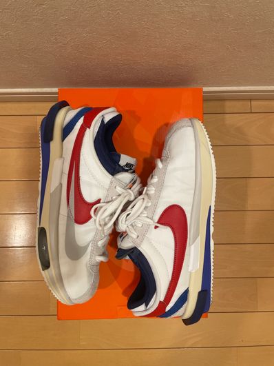 sacai × Nike Zoom Cortez "White and University Red"