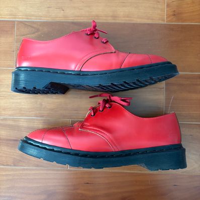 Supreme × Dr.Martens Spiderweb 3 Eye Shoe "Red"