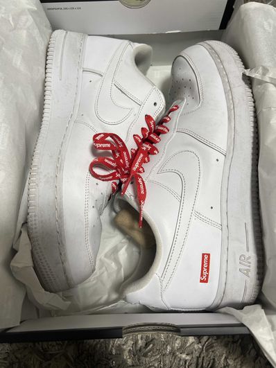 Supreme × Nike Air Force 1 Low "White"