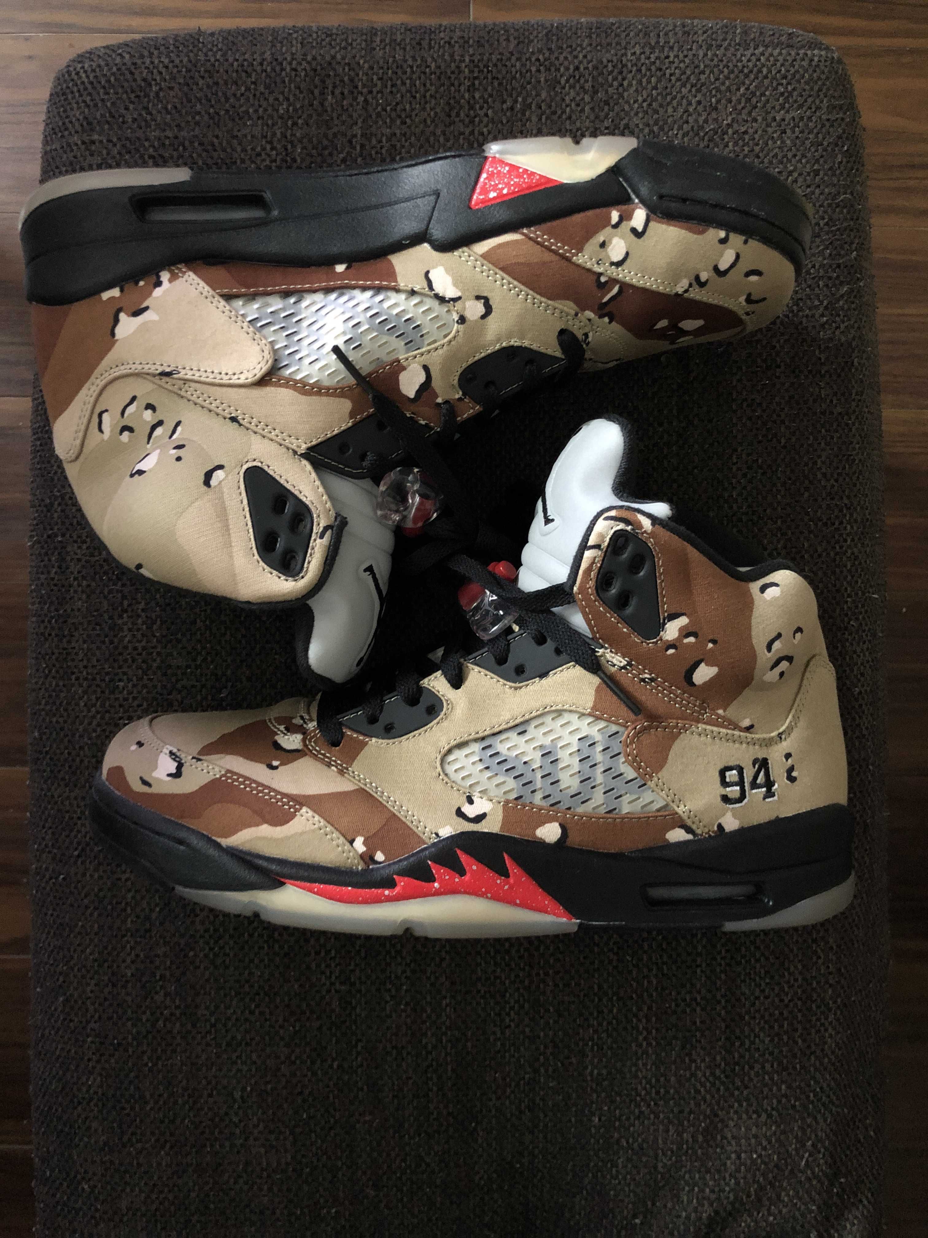 Supreme × Nike Air Jordan 5 Retro "Desert Camo"