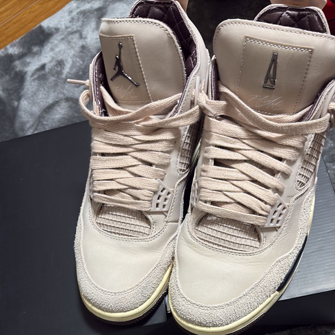 A Ma Maniere × Nike Women's Air Jordan 4 Retro OG SP "Fossil Stone/WYWS"
