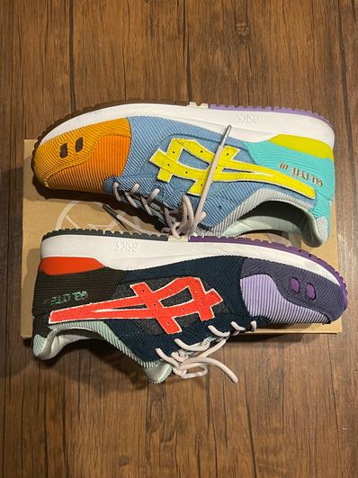 Sean Wotherspoon × atmos × Asics Gel-Lyte 3 OG "Multi" (with White Stripe)