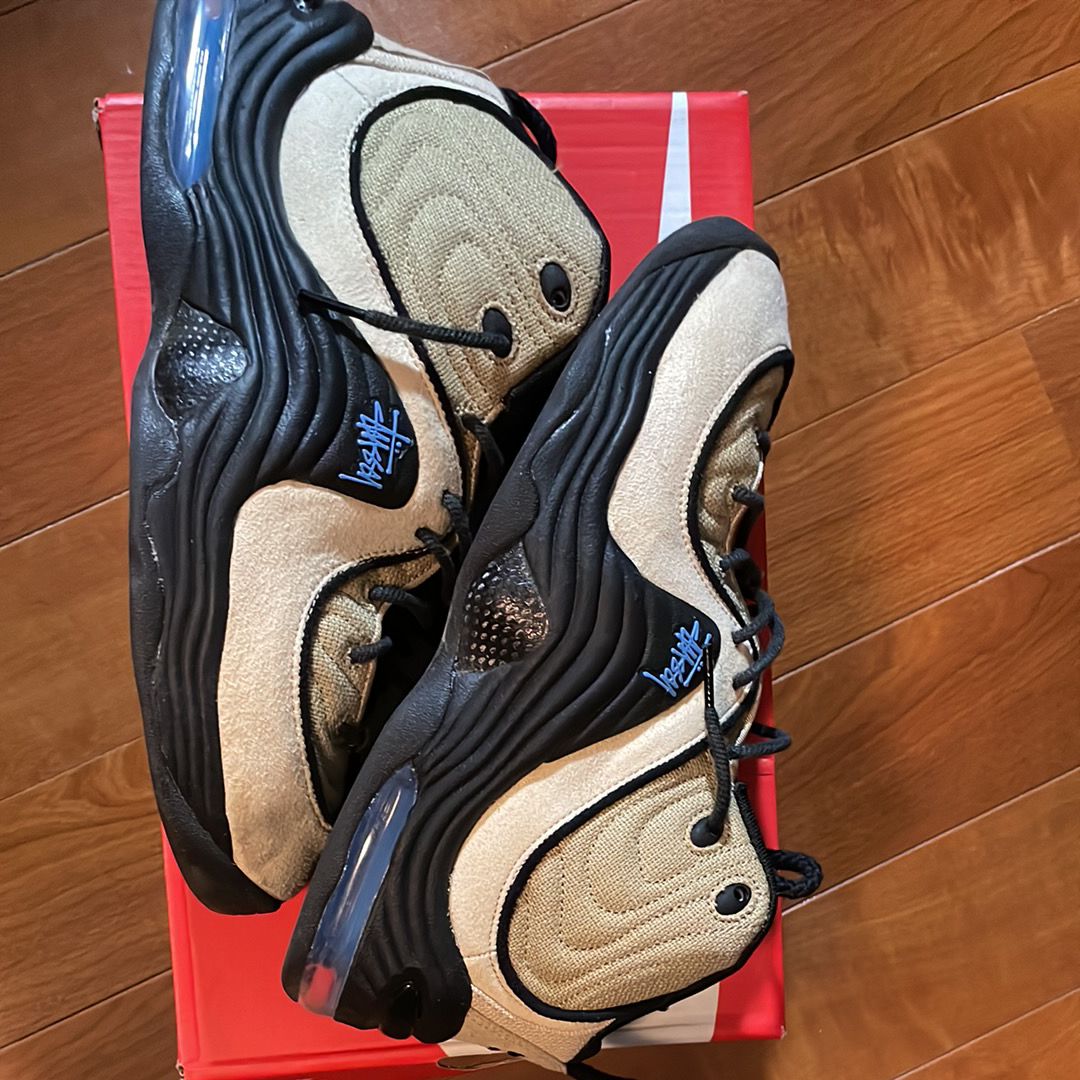 Stussy × Nike Air Penny 2 "Rattan and Limestone"