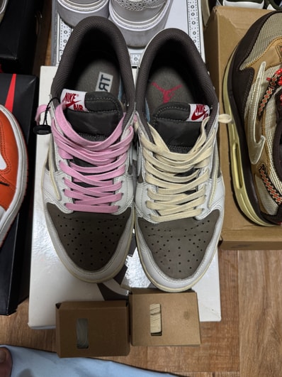 Travis Scott × Nike Air Jordan 1 Low OG SP "Reverse Mocha/Sail and Ridgerock"