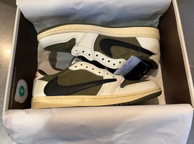 Travis Scott × Nike Air Jordan 1 Low OG SP "Reverse Olive"