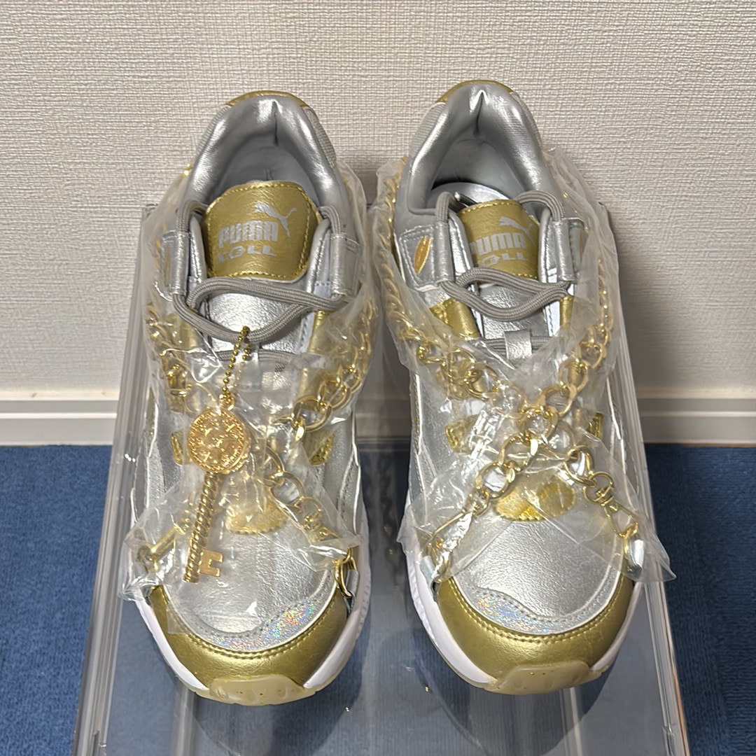 One Piece × Puma Cell Venom "Silver/Team Gold" 