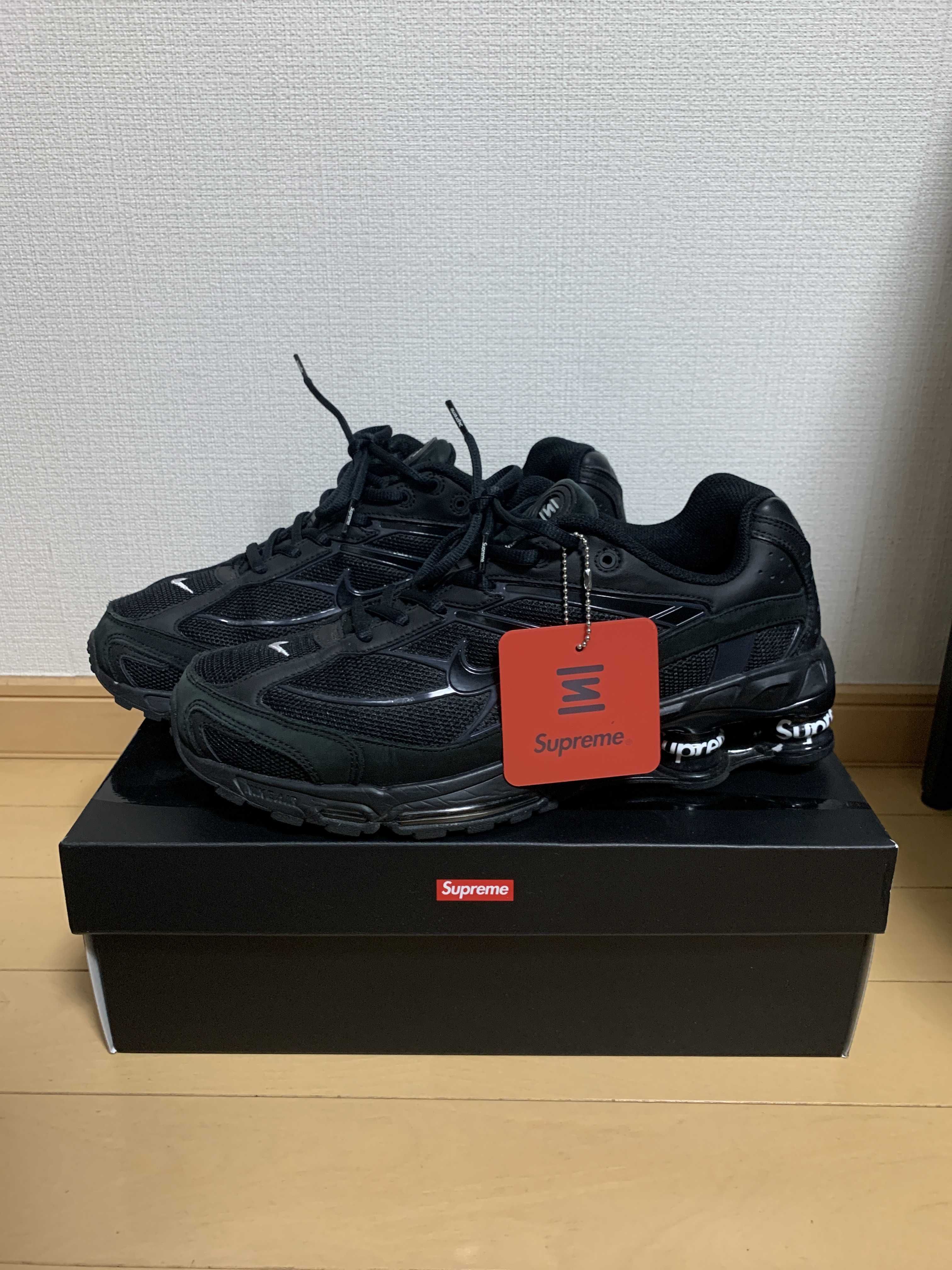 Supreme × Nike Shox Ride 2 "Black/Black-White"