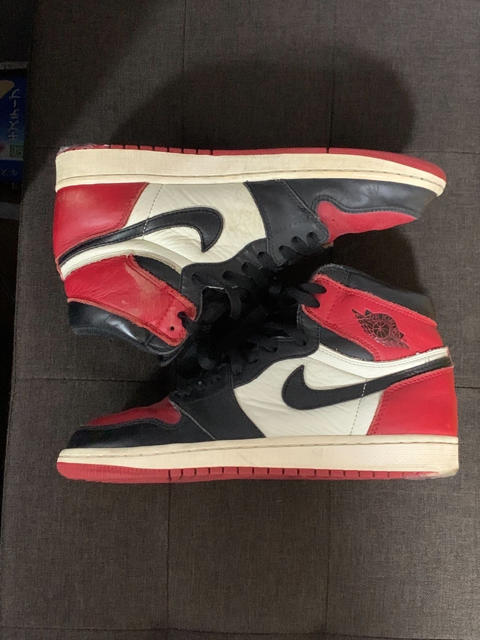 Nike Air Jordan 1 Retro High OG "Bred Toe"