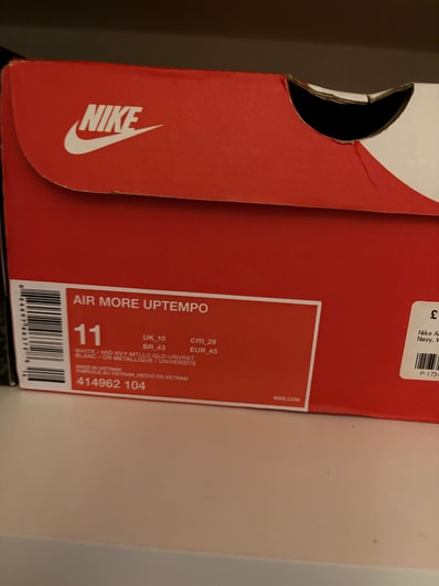 Nike Air More Uptempo HOH Olympic "Midnight Navy/White Sport Red"