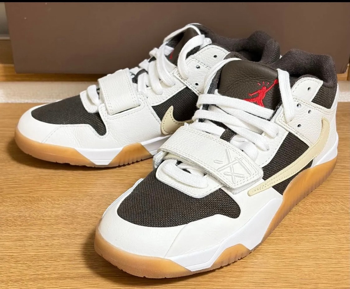Travis Scott × Nike Jordan Jumpman Jack TR "Sail and Dark Mocha"