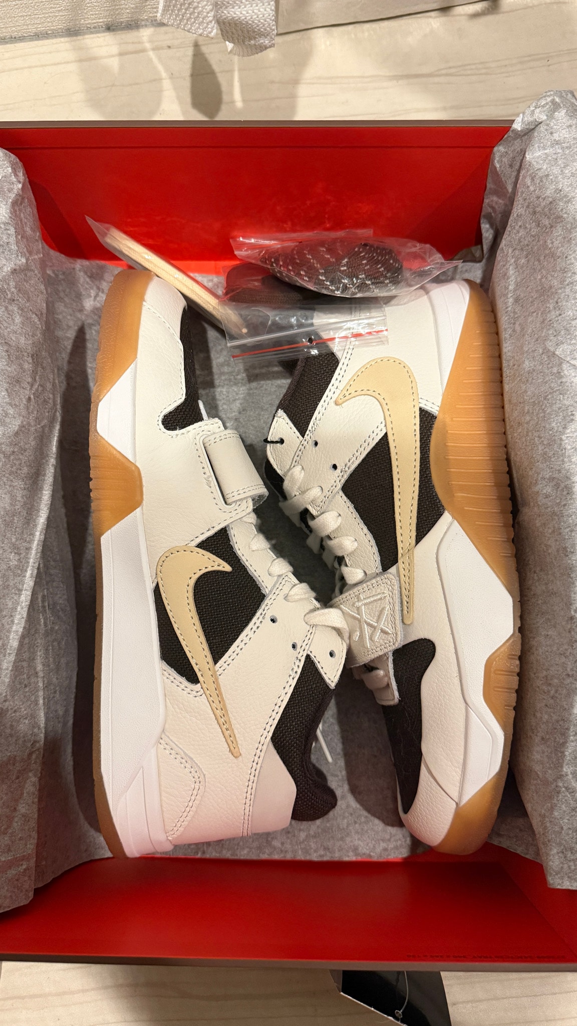Travis Scott × Nike Jordan Jumpman Jack TR "Sail and Dark Mocha"