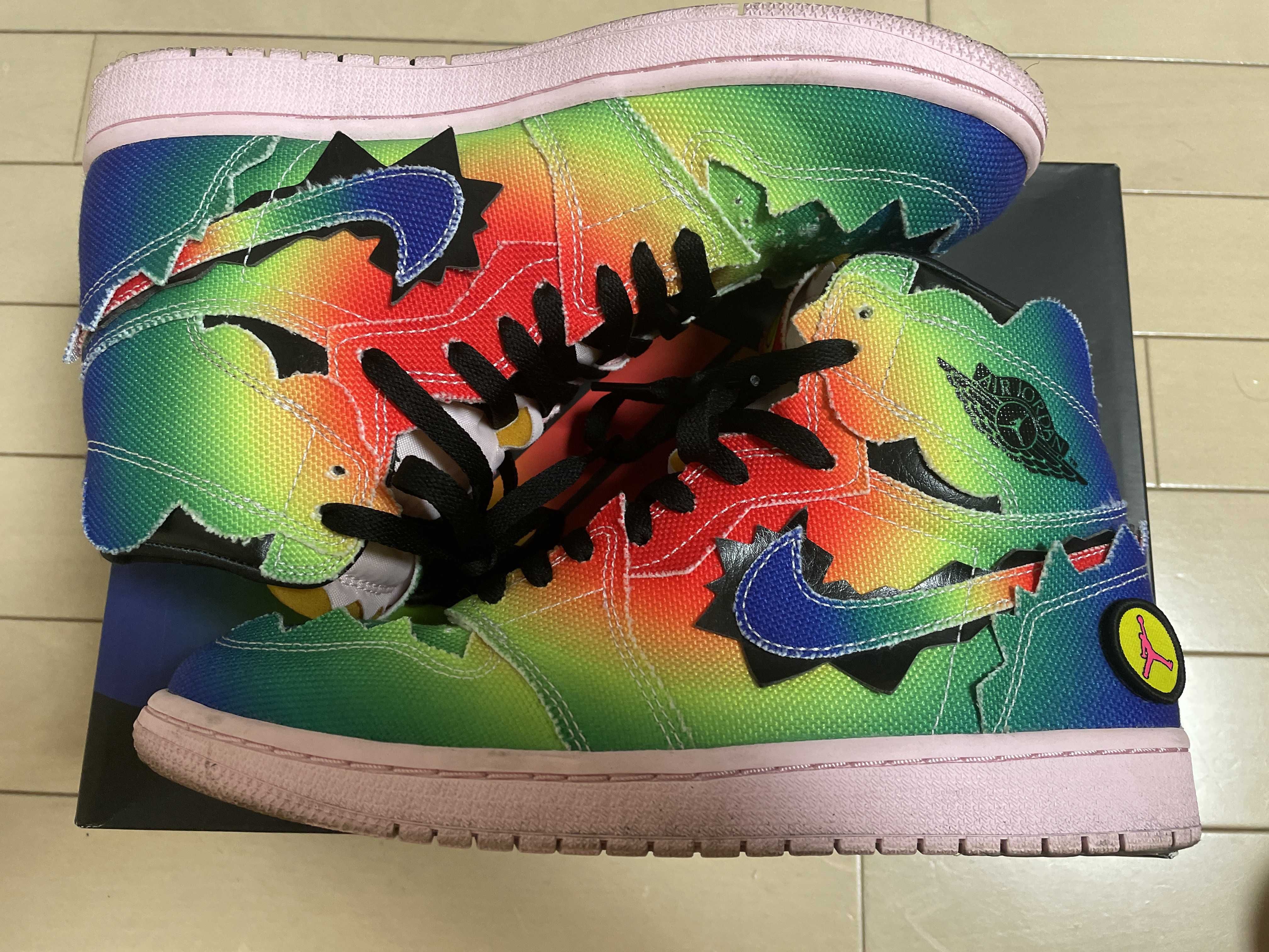 J Balvin × Nike Air Jordan 1 High OG "Rainbow"