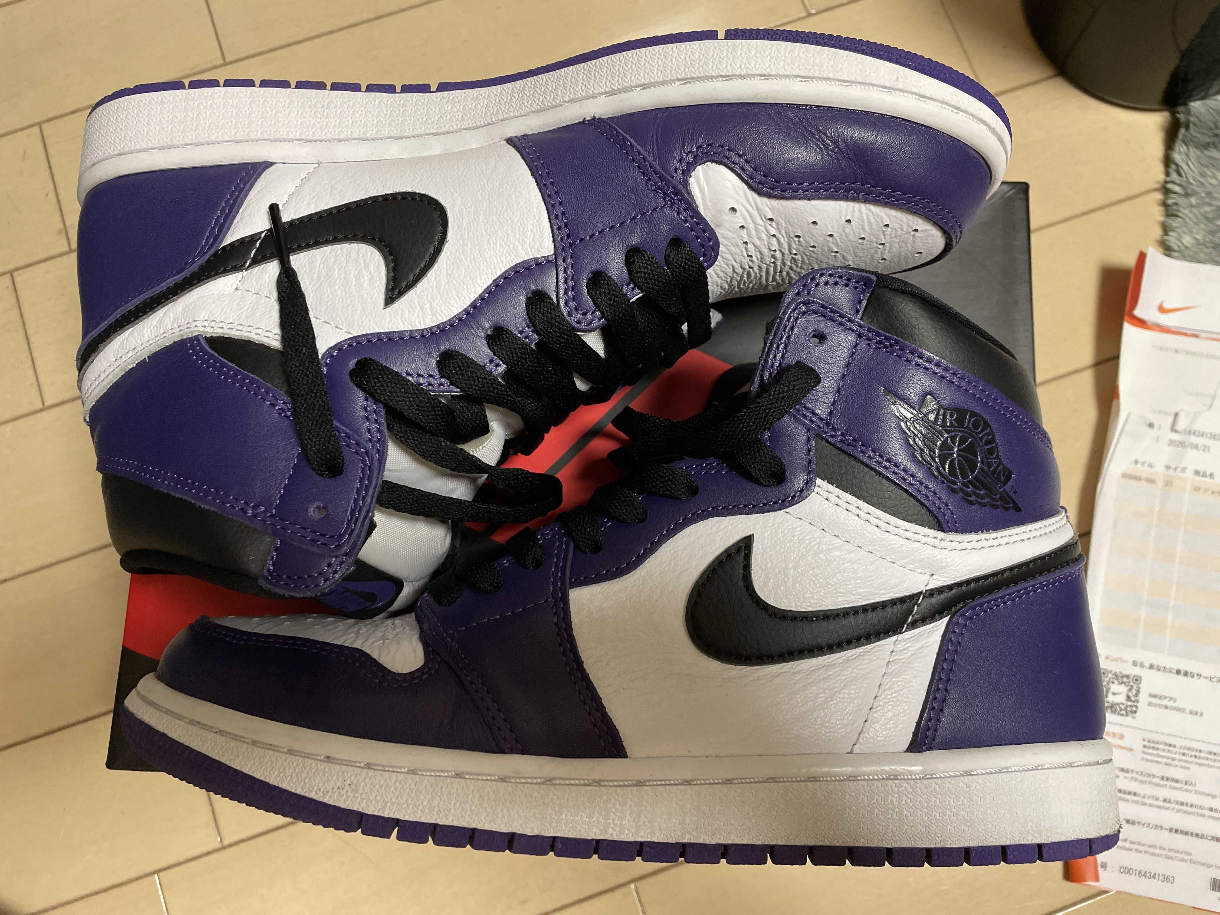 Nike Air Jordan 1 Retro High OG "Court Purple White/Black" (2020)   