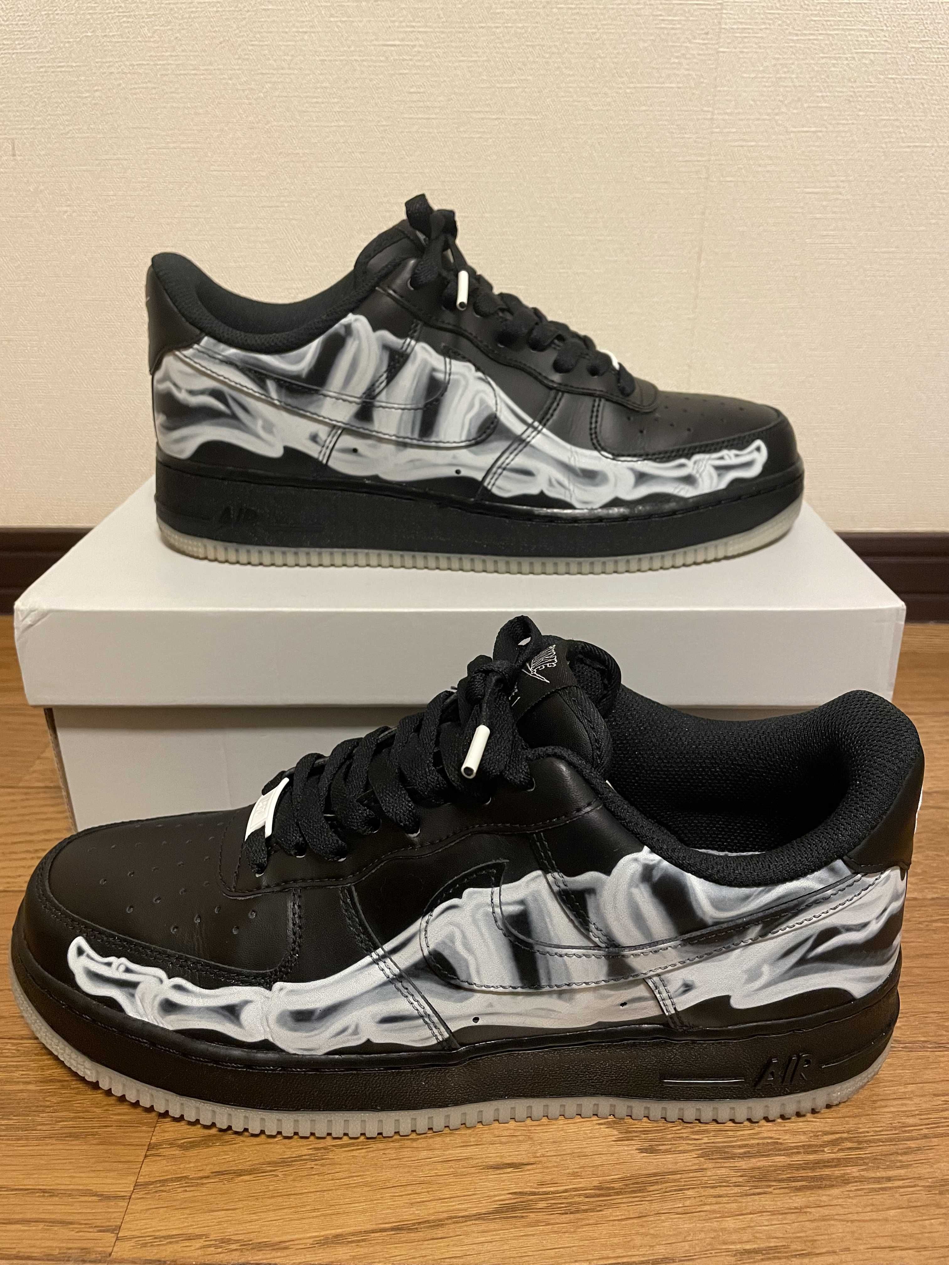 Nike Air Force 1 Low "Black Skeleton"