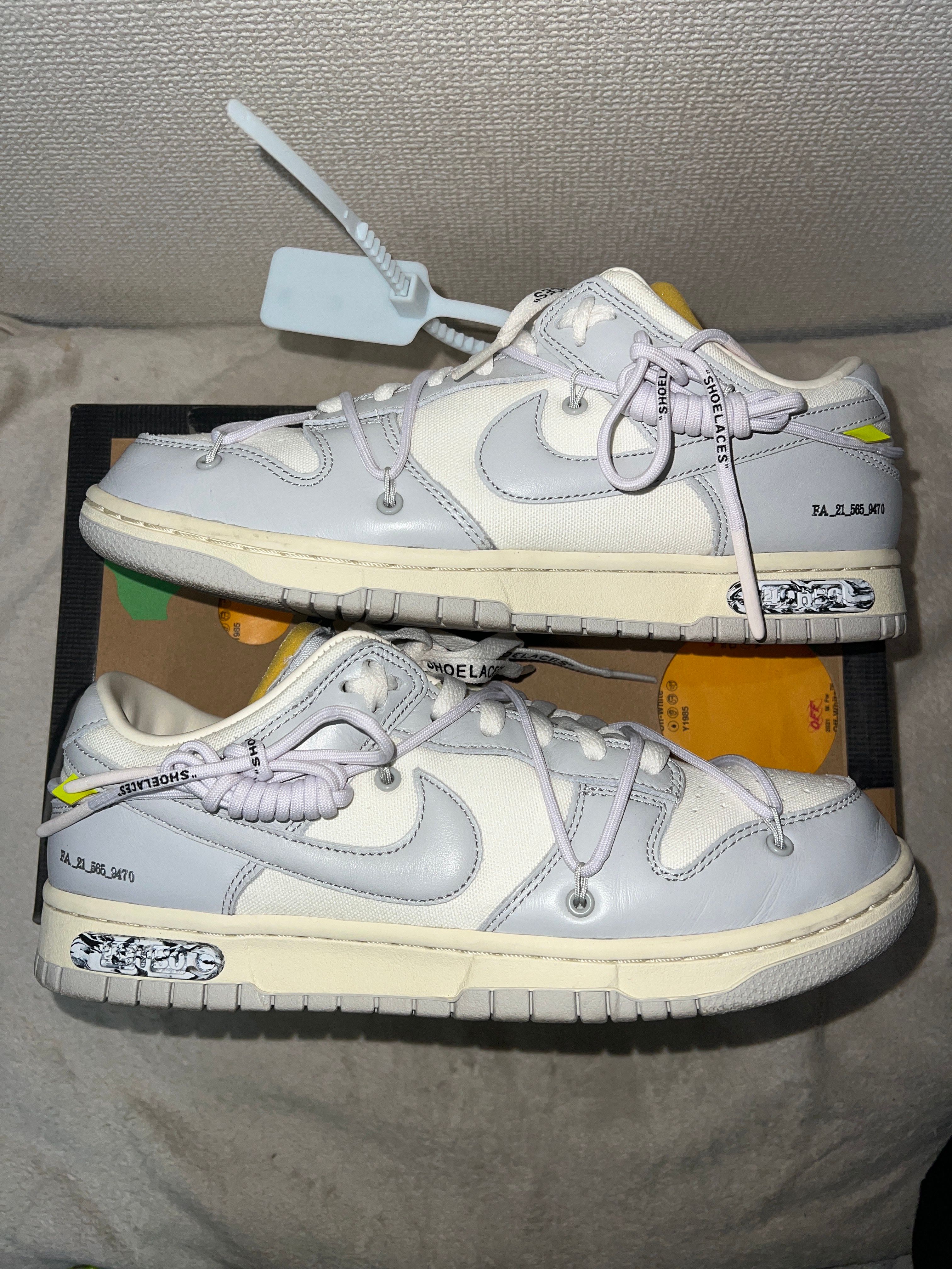 Off-White × Nike Dunk Low 1 of 50 "Lot.49"
