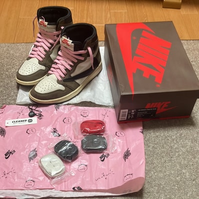 Travis Scott × Nike Air Jordan 1 Retro High OG TS SP "Sail/Dark Mocha"