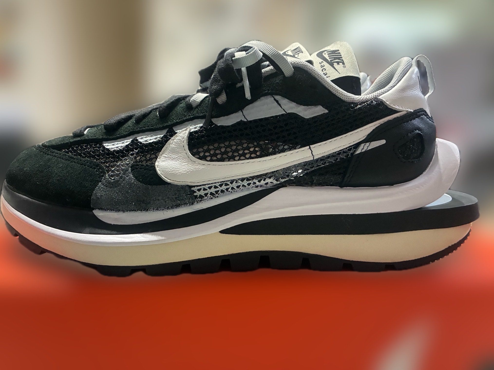 sacai × Nike Vapor Waffle "Black and White"
