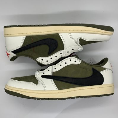 Travis Scott × Nike Air Jordan 1 Low OG SP "Reverse Olive"
