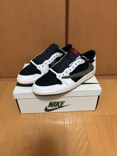 Travis Scott × Nike Women's Air Jordan 1 Low OG "Medium Olive"