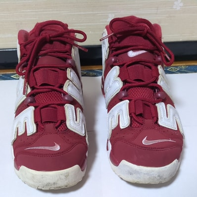 Supreme × Nike Air More Uptempo "White/Red"