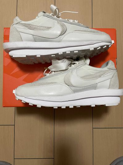 sacai × Nike LDV Waffle "Triple White"