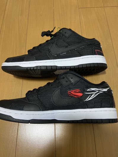 Wasted Youth × Nike SB Dunk Low "Black Denim" / VERDY