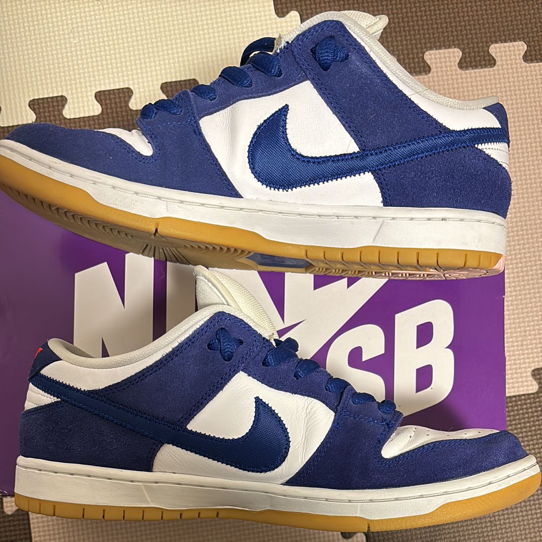 Nike SB Dunk Low "Los Angeles Dodgers/Deep Royal Blue"