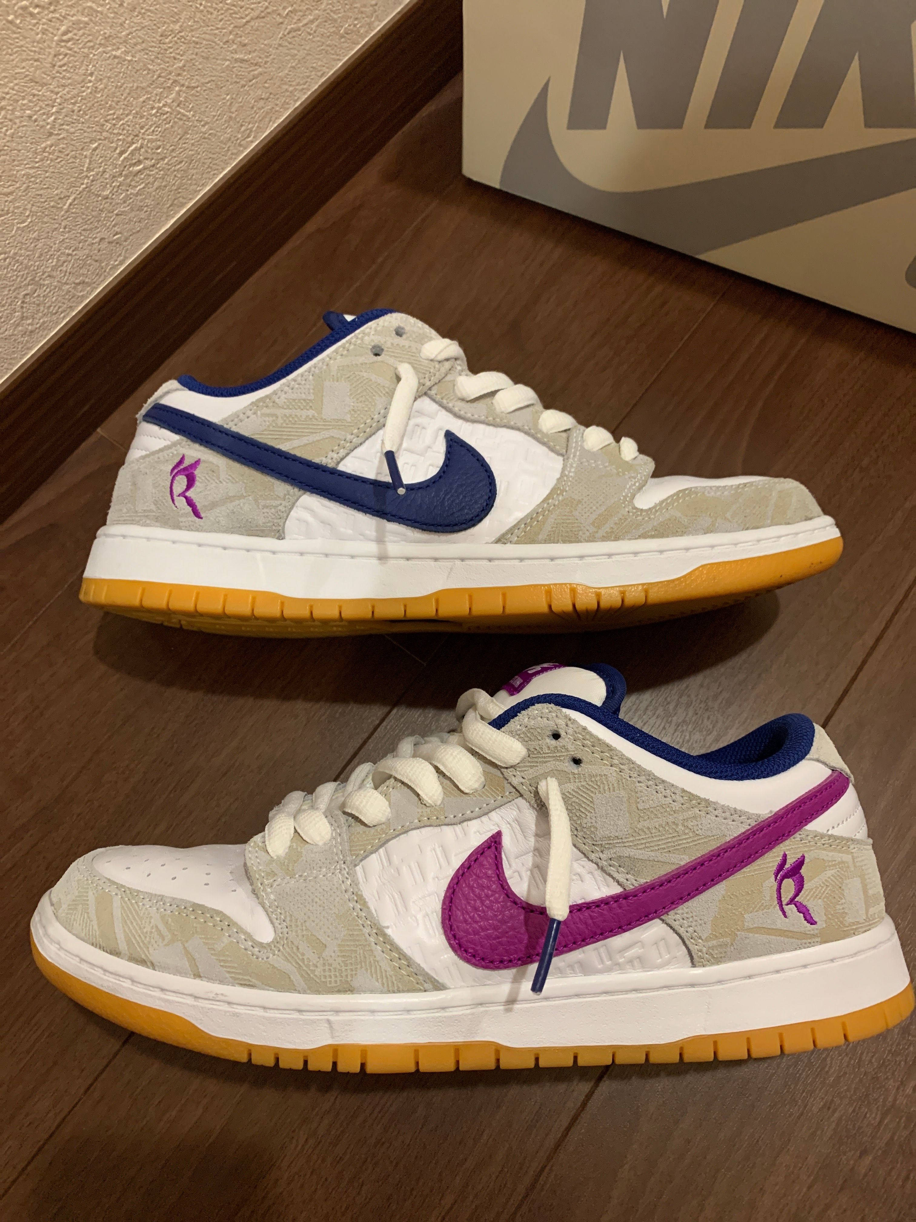 Rayssa Leal × Nike SB Dunk Low PRM "Pure Platinum and Vivid Purple"