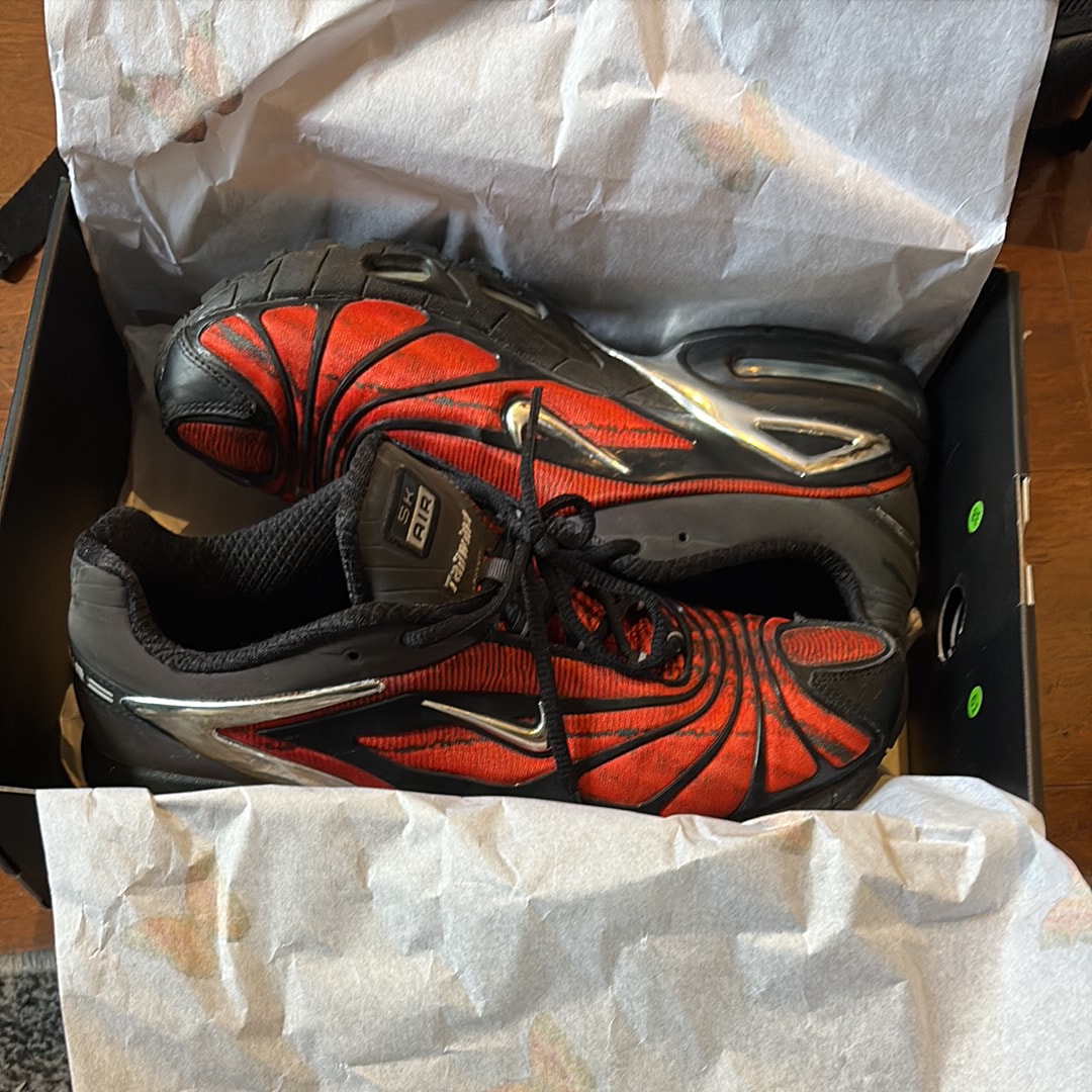 SKEPTA × NIKE AIR MAX TAILWIND V "BLACK/CHROME RED"