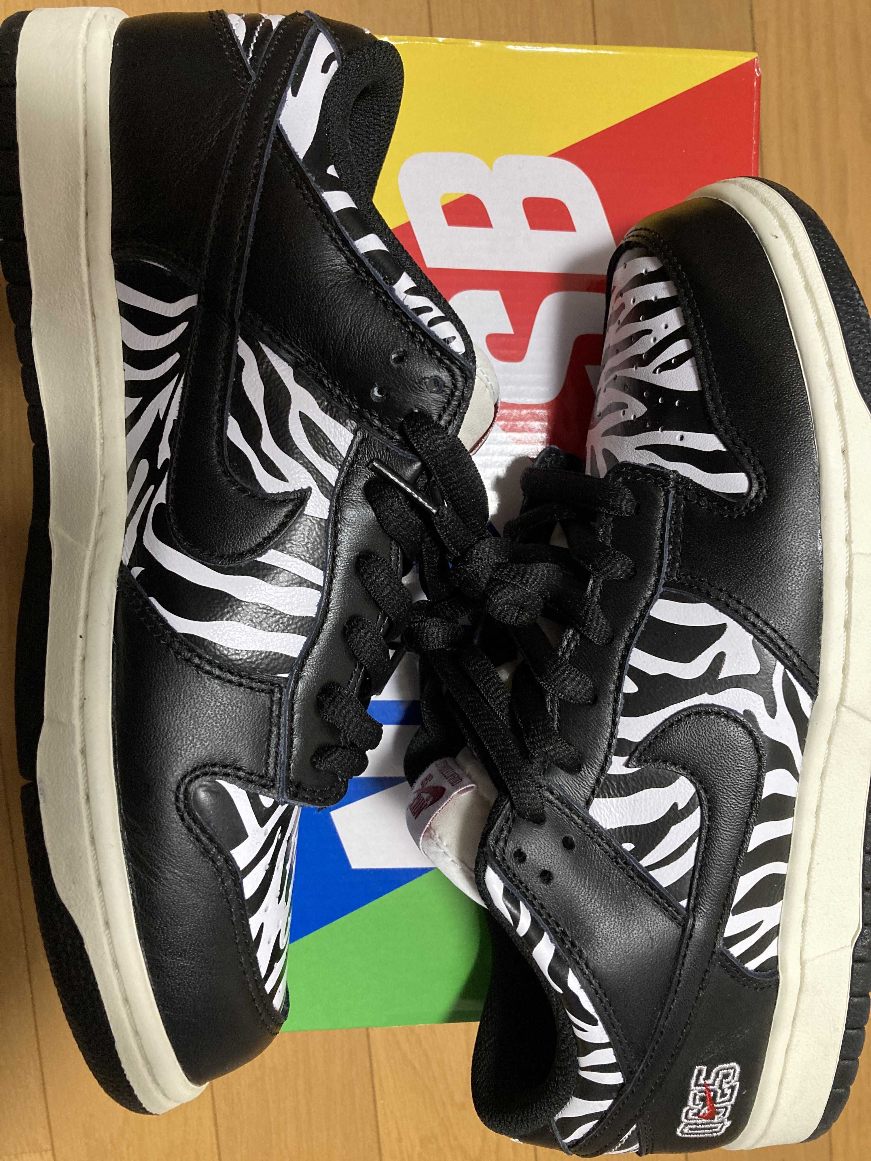 Quartersnacks × Nike SB Dunk Low "Zebra Cake/Safari"