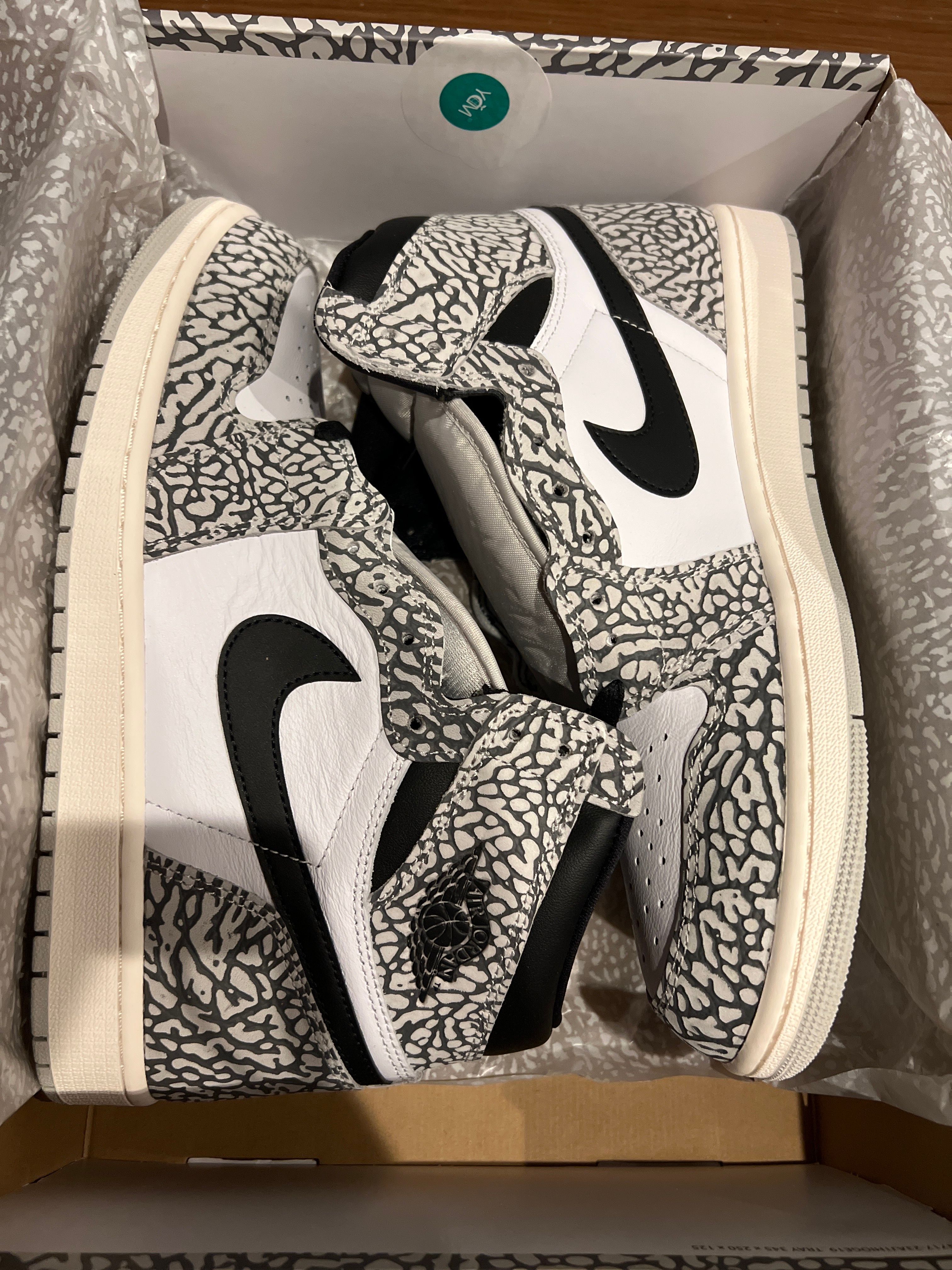 Nike Air Jordan 1 High OG "White Cement/Safari"