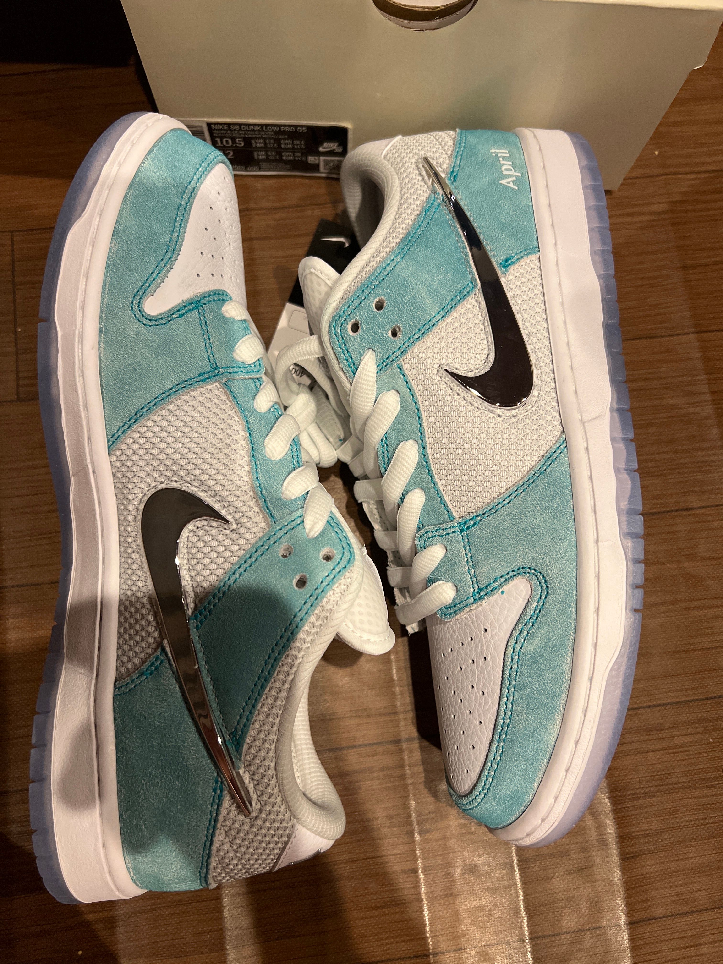 APRIL SKATEBOARDS × Nike SB Dunk Low Pro QS "White and Multi-Color"