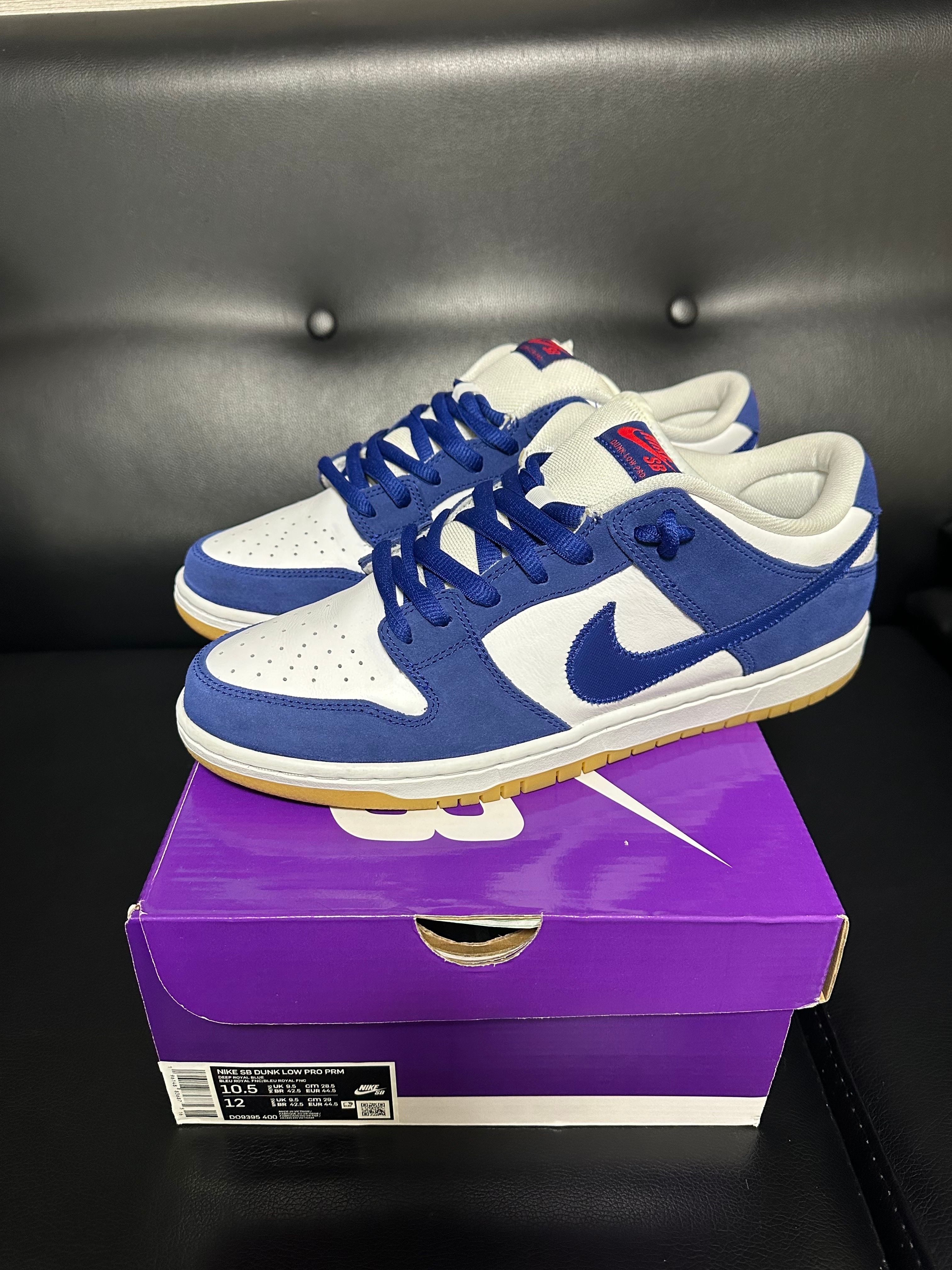 Nike SB Dunk Low "Los Angeles Dodgers/Deep Royal Blue"