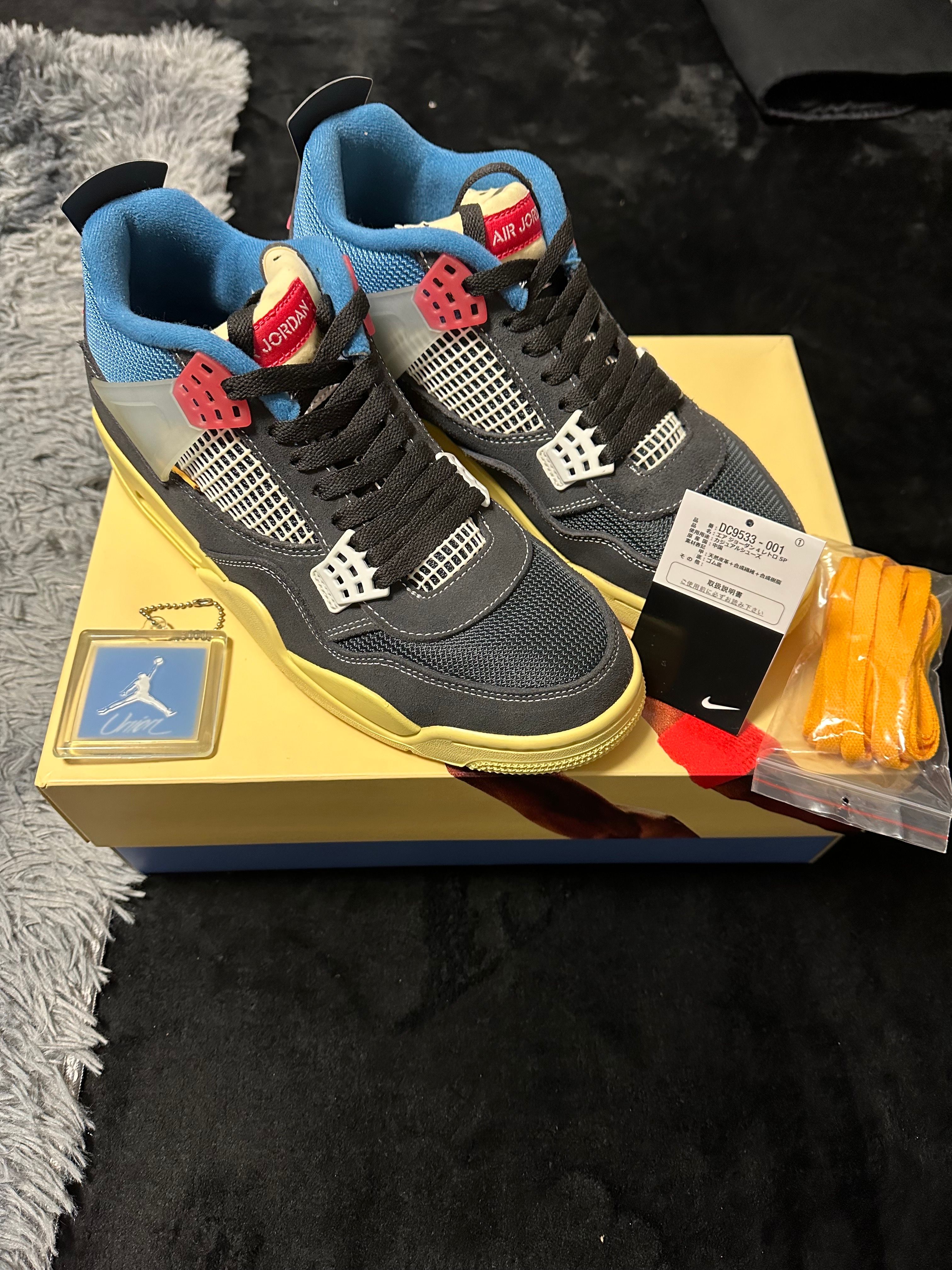 UNION × NIKE AIR JORDAN 4 "OFF NOIR"