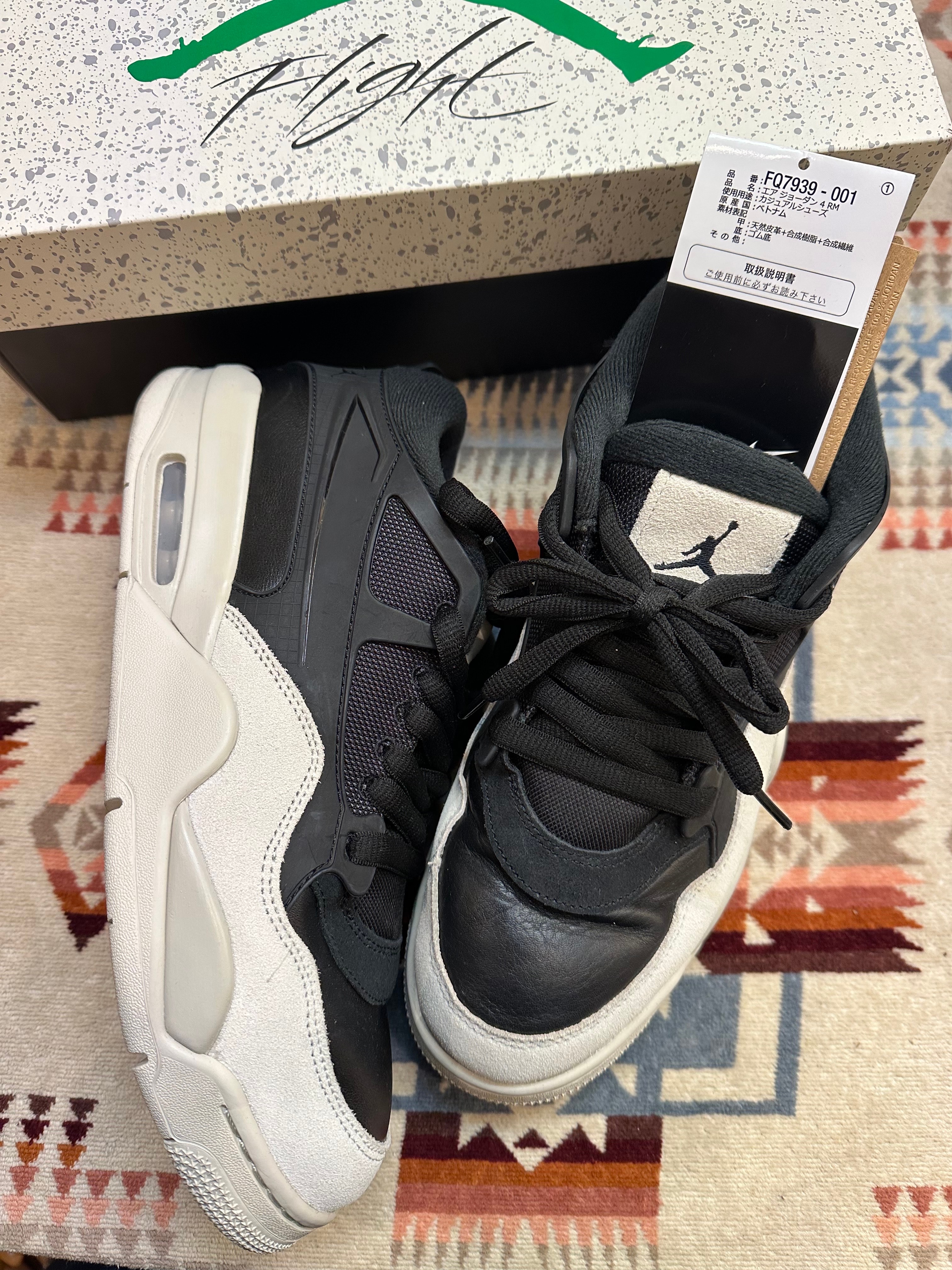 Nike Air Jordan 4 RM "Black/Dark Grey/Light Bone"