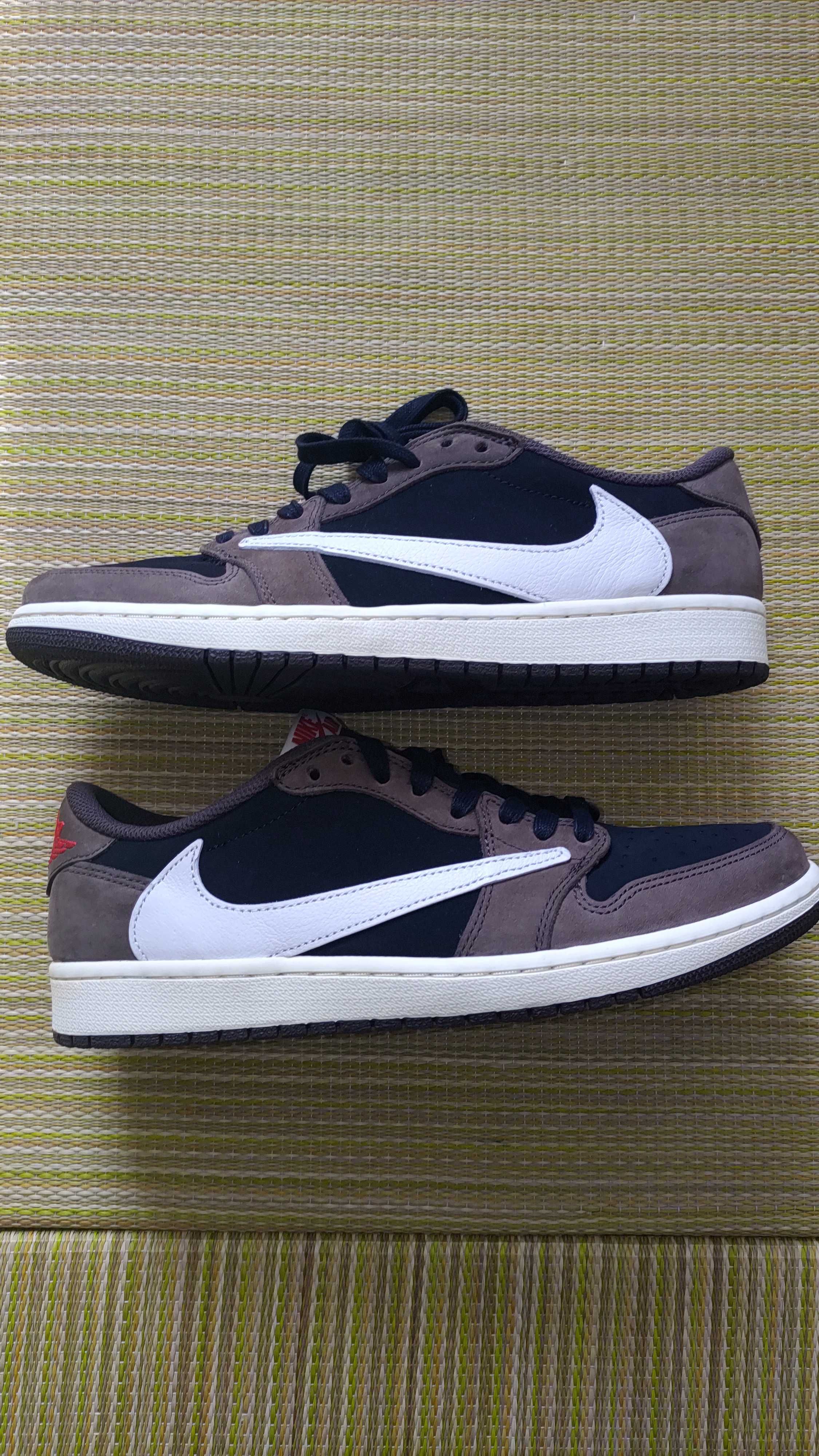 Travis Scott × Nike Air Jordan 1 Low OG SP-T "Black/Dark Mocha"