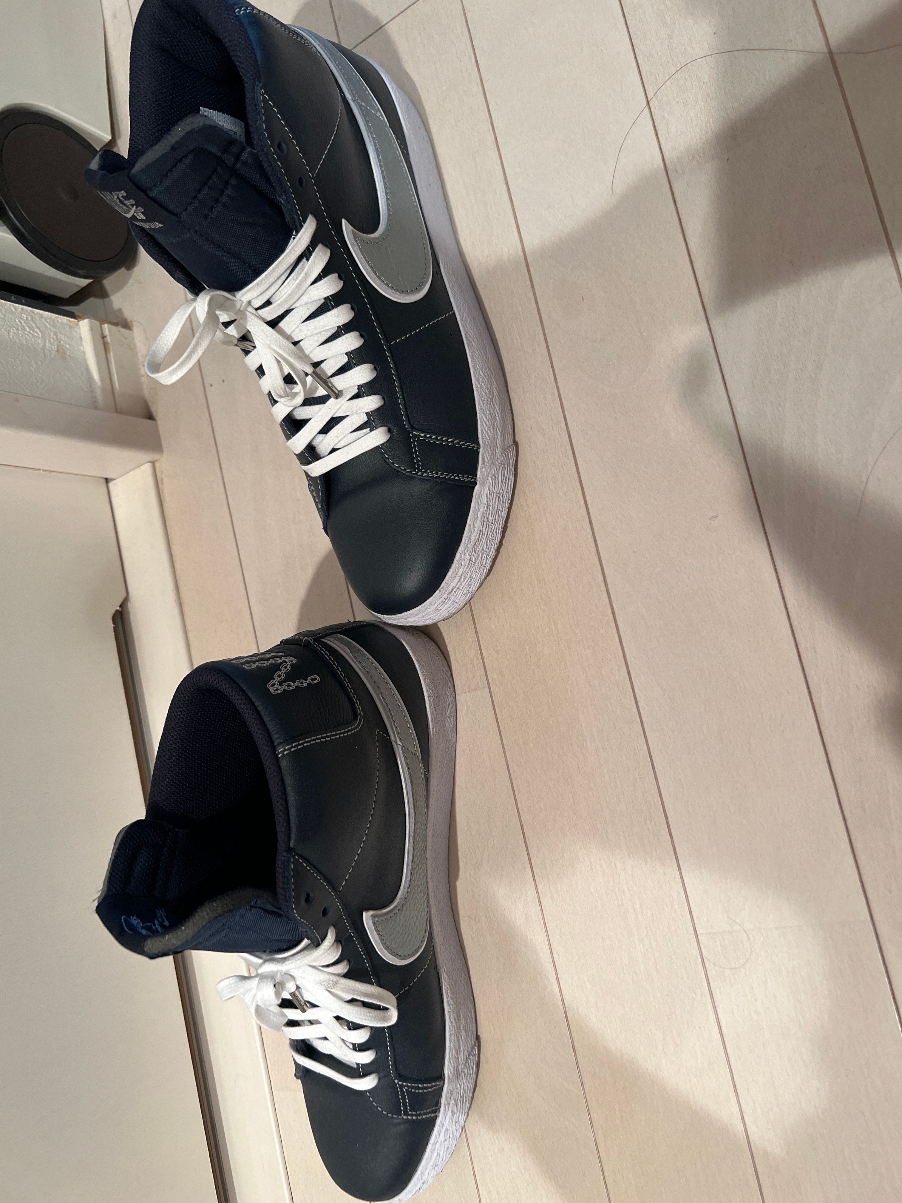 Mason Silva × Nike SB Zoom Blazer Mid "Dark Obsidian and Metallic Silver"