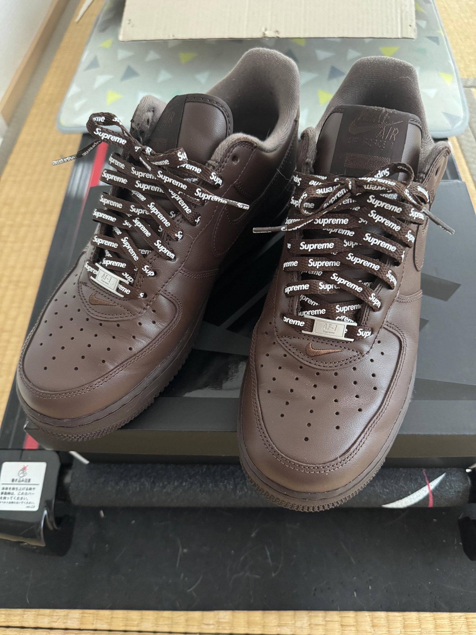 Supreme × Nike Air Force 1 Low "Baroque Brown"