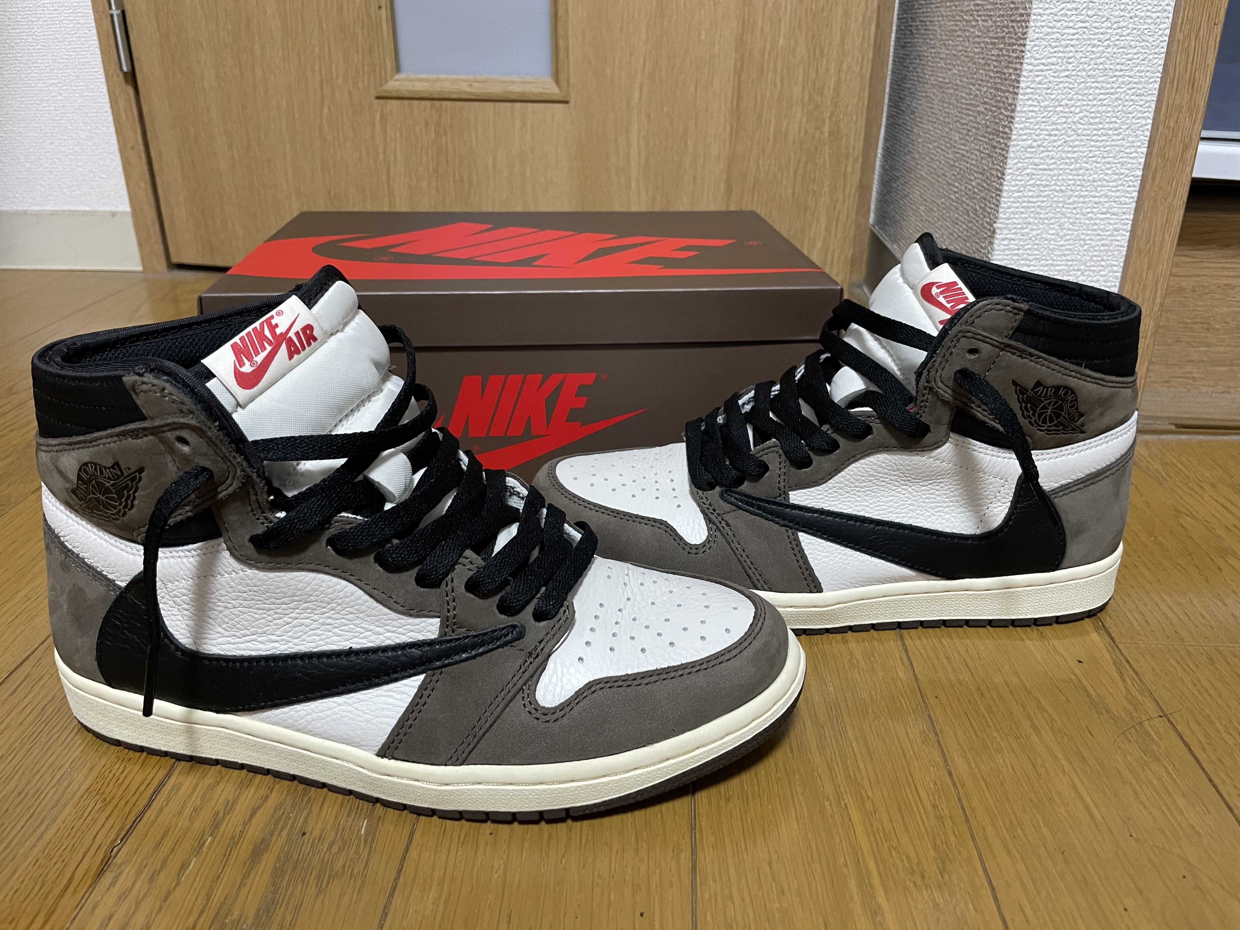 Travis Scott × Nike Air Jordan 1 Retro High OG TS SP "Sail/Dark Mocha"