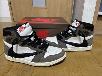 Travis Scott × Nike Air Jordan 1 Retro High OG TS SP "Sail/Dark Mocha"