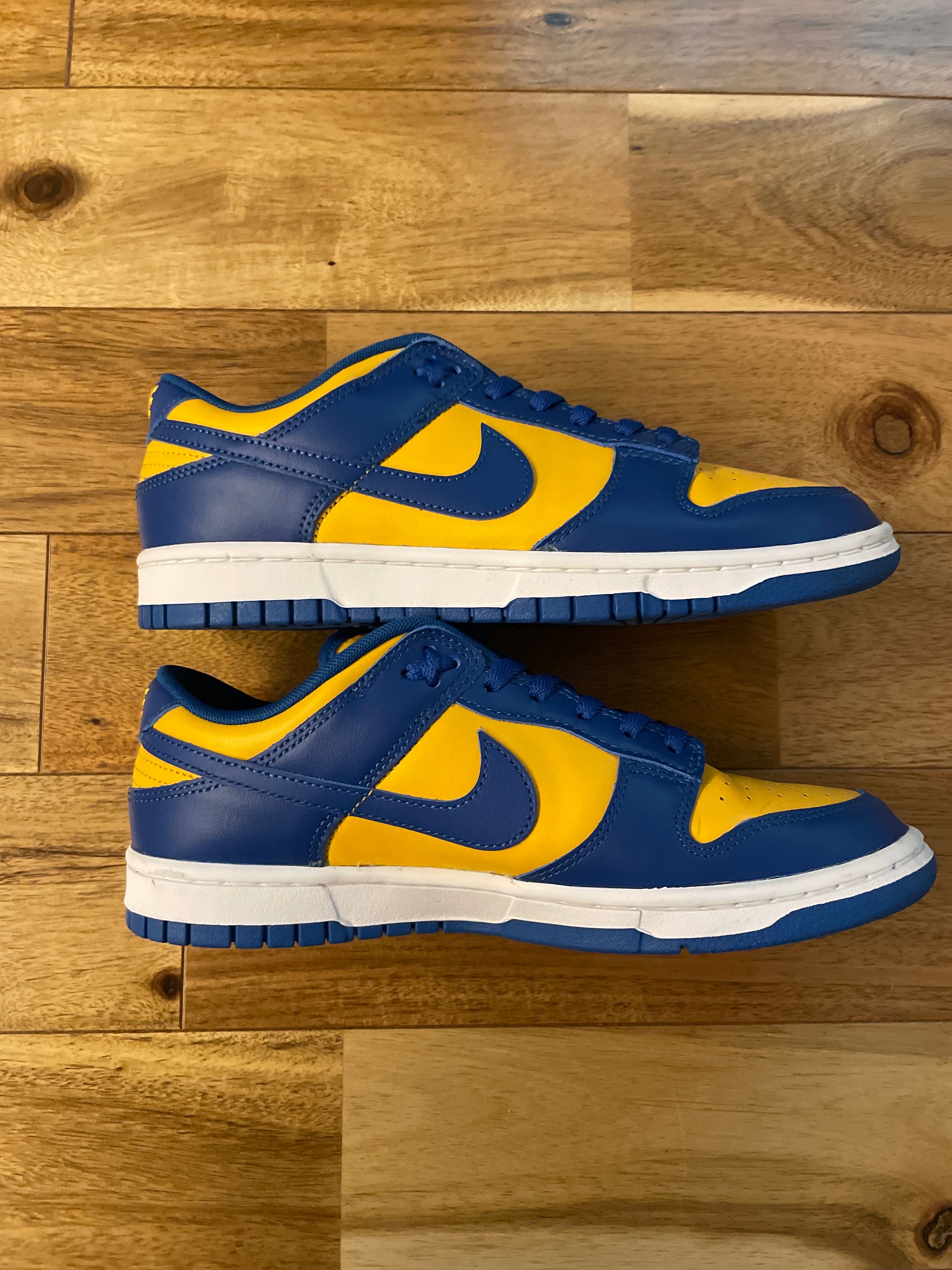 Nike Dunk Low "Blue Jay and University Gold"