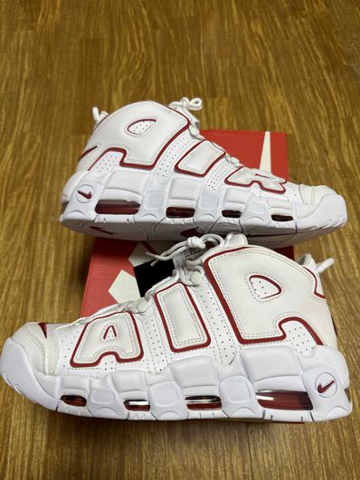 NIKE AIR MORE UPTEMPO "WHITE/VARSITY RED" (2021)