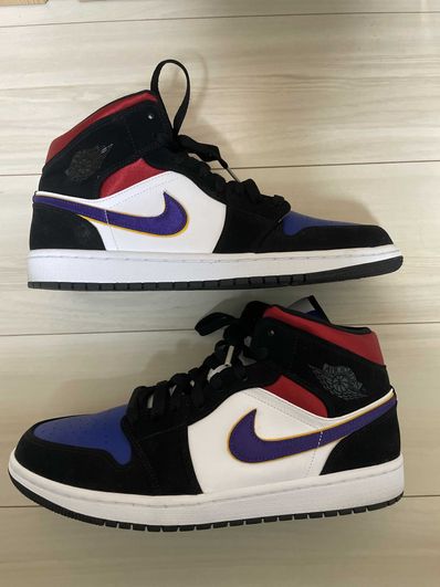 NIKE AIR JORDAN 1 MID "LAKERS TOP 3"