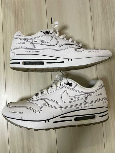 NIKE AIR MAX 1 "TINKER SCHEMATIC WHITE"