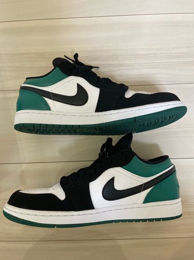 Nike Air Jordan 1 Low "White Black Mystic Green"