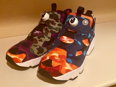 A BATHING APE®︎ × Reebok Instapump Fury OG "Multi Color"