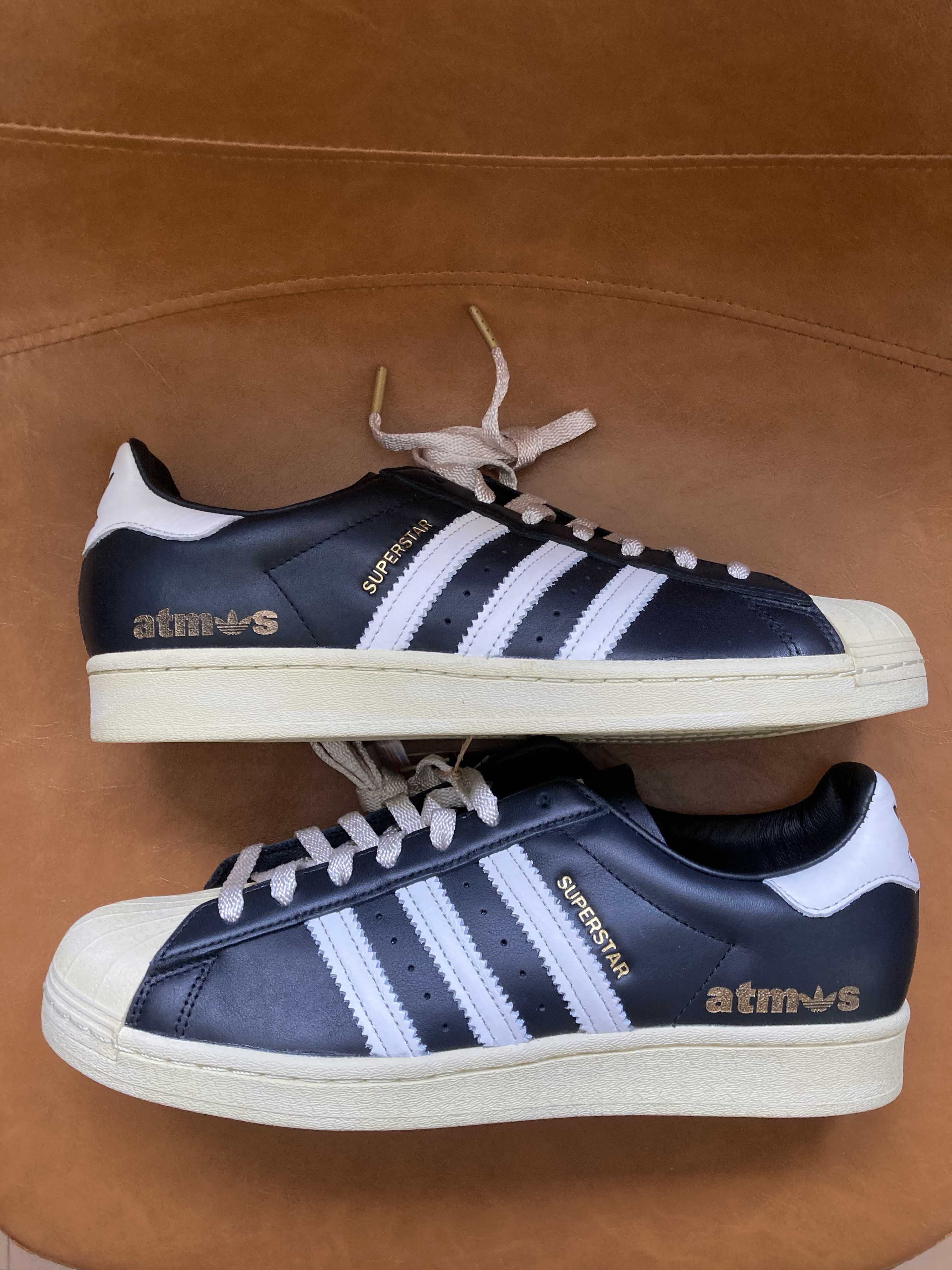 atmos × adidas Superstar Laser "Black"