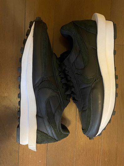 sacai × Nike LDV Waffle "Triple Black"