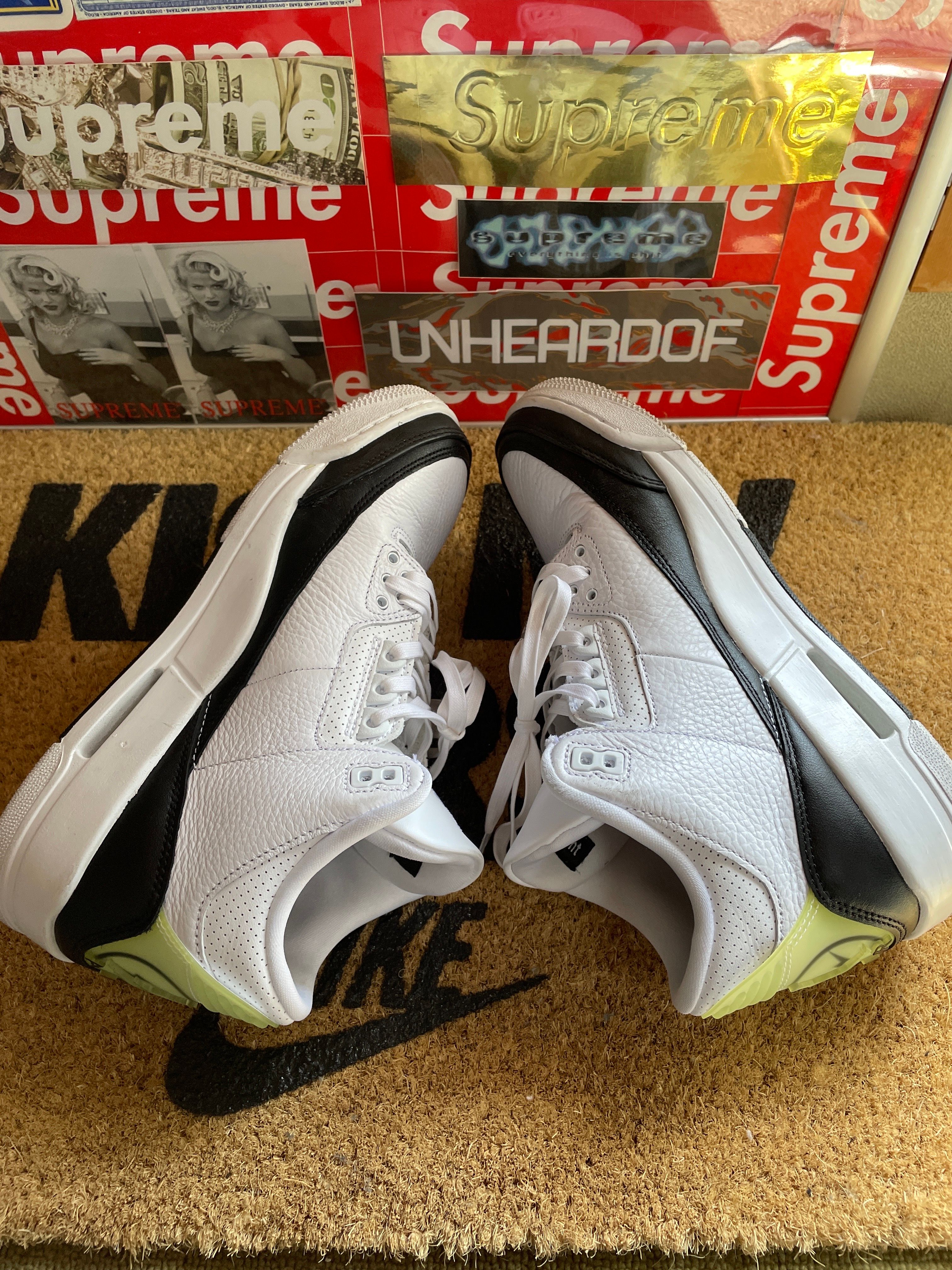 Fragment × Nike Air Jordan 3 "White/Black"