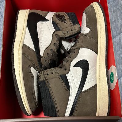 Travis Scott × Nike Air Jordan 1 Retro High OG TS SP "Sail/Dark Mocha"